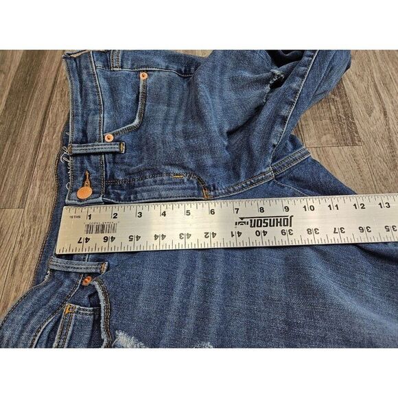 (3/$35) Universal Thread Size 6/28 R Mid Rise Skinny Distressed Denim Blue Jeans - Picture 11 of 12